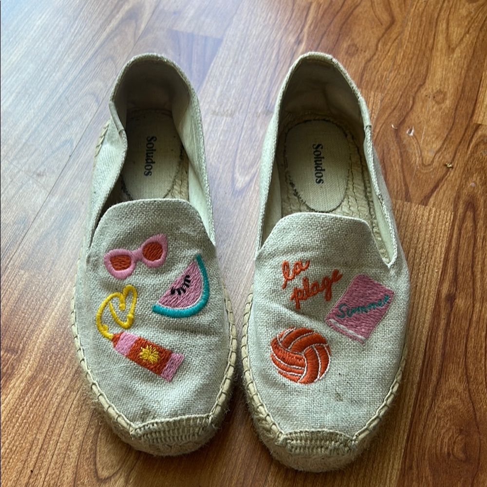 Soludos Beach Day Espadrille sz 8 - Picture 2 of 3